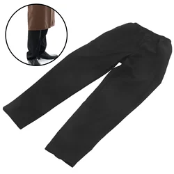 A Pair of The Outfit's Workwear Black Pants For Breathable Material Loose Men's Fitted Shirt For Women (Black)