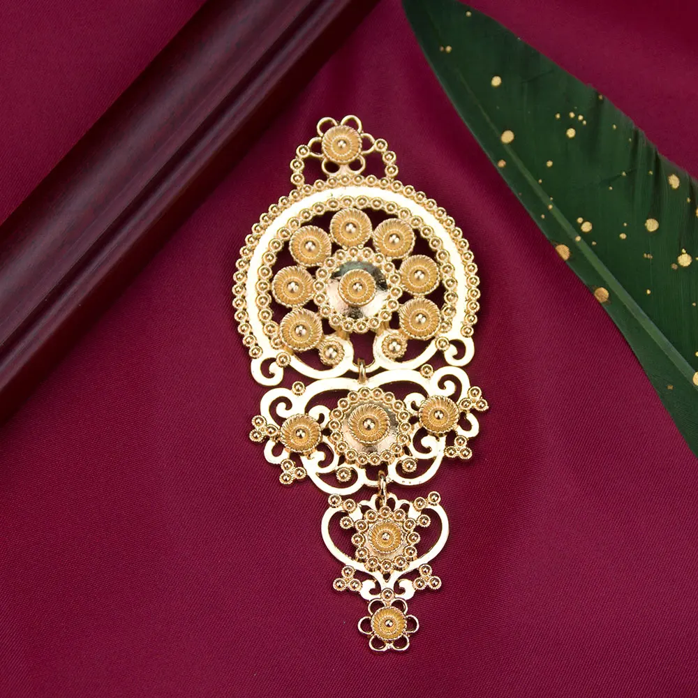 Bohemia Women Flower Pendant Brooch Pins Retro Gold Silver Color Bridal Wedding Jewelry Gift pin brooches,clothing brooch,flower brooch,art brooches,enamel brooches,acrylic brooches,metal brooches