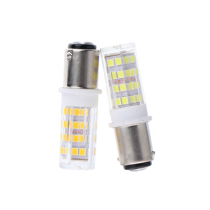 1Pc 220V BA15D 에너지 절약 옥수수 전구 크리스탈 램프 5W Led 조명 조명 재봉틀/보트/인테리어에 적합 높은 밝기