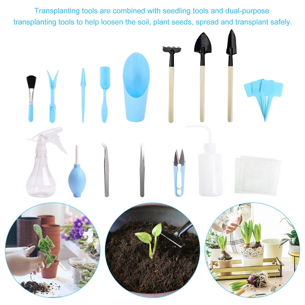 Multi-functional Gardening Planter Set For Wide Application Mini Succulent Planting Tools