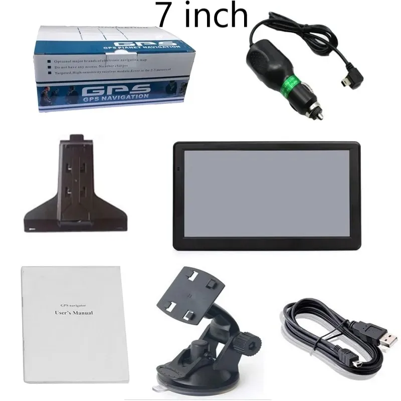 7inch HD Car GPS FM Europe South America USA Middle East World Map Sat nav Truck gps navigators gps navigator