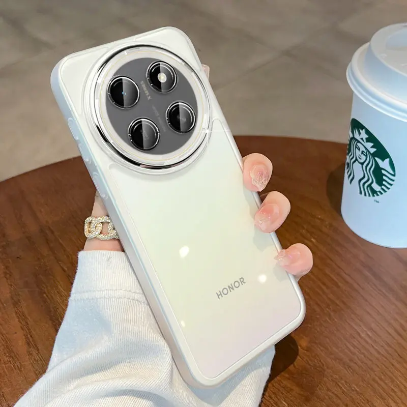 All-Inclusive Transparent TPU Case with Lens Film Cover