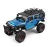 Wltoys 104010 RTR 1/10 2.4G 4WD RC Car Rock Crawler Off-Road Climbing Truck Full Proportional LED Light Vehicles Models Toys 1