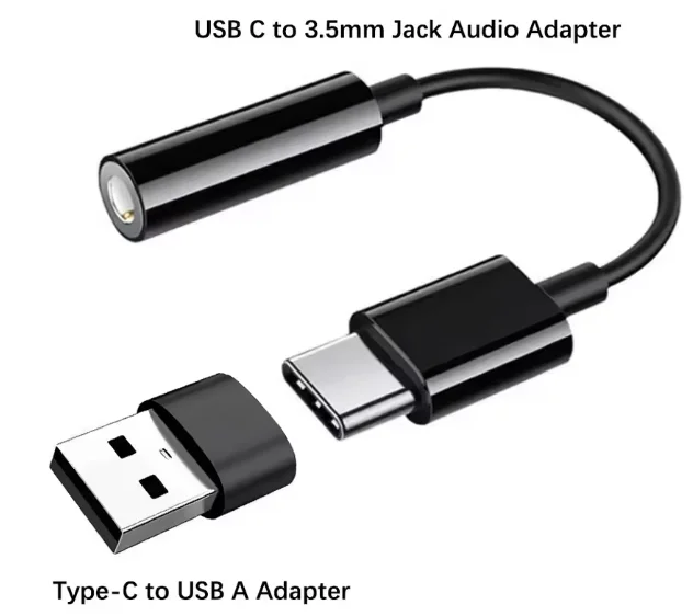 Universal USB-C to 3.5mm Audio Adapter Kit