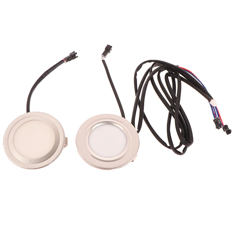 2Pcs 70mm Range Hood Light LED Bulb 12V DC 1.5W Kitchen Cooker Light Lamp Cabinet Closet Cupboard Light Energy Saving 3