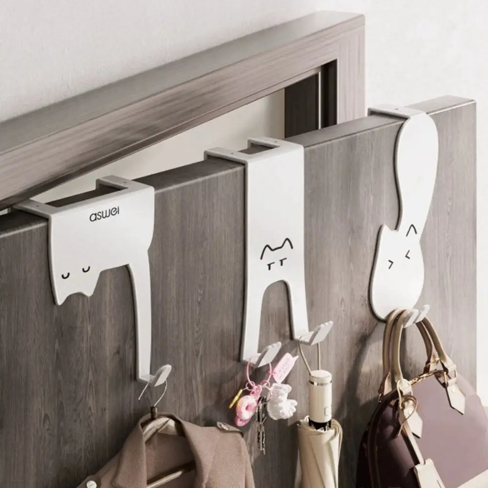 Storage Hook Door Hook Iron Cat Storage Hook for Home Organization