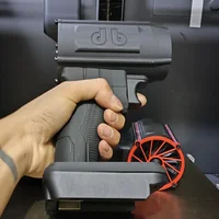 130000 Portable Fan Air Blower Rotary Air Gun Turbo Jet Fan Electric Powerful Blowers Car Wash Dryer Handheld Violent Turbofan 1