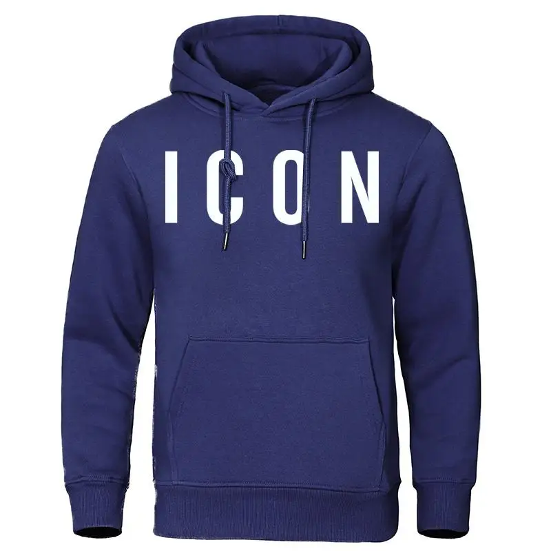 Hip Hop Hoodies Icon 2022 S-3XL Oversized dark blue
