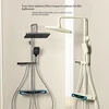 Smart Digital Display Shower Set Bathroom Rainfall Showers System Set Shower Faucet Full Set Booster Bath Nozzle 3