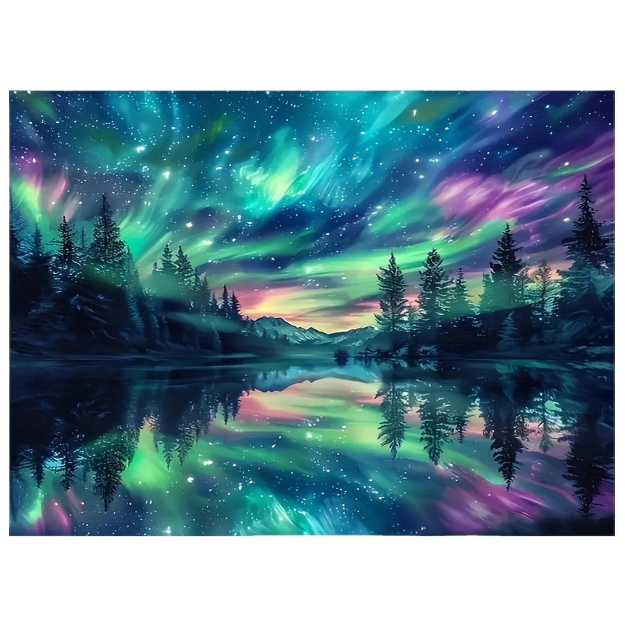 1000pcs Adult Jigsaw Puzzle - Extremely Challenging Mini Rectangular Design That Glows in The Dark, Measuring 38X26Cm/14.96X10