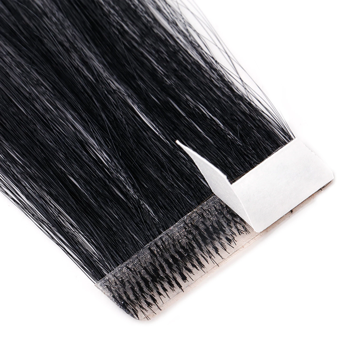 Neitsi Injection Tape Hair Extensions 100% Human Hair Pu Skin Tape Ins Weft Invisible Seamless Injection Black Brown 16-24 Inch