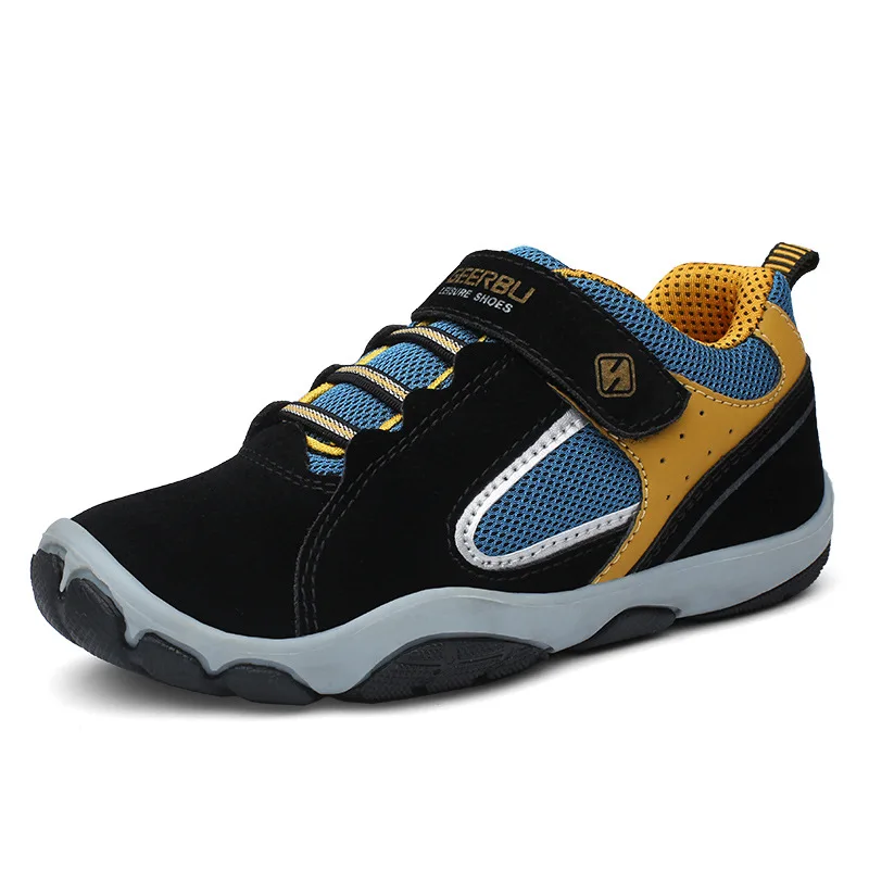Genuine Leather Children Shoes Waterproof Kids Sneakers Breathable Girls And Boys Sports Shoes Outdoor Trainers Casual Comfort