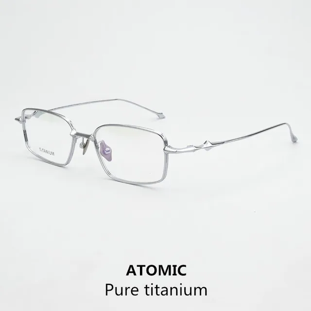 Корейские очки, титановые ретро оптические очки, оправа для мужчин и женщин, ATOMIC, оправа для очков по рецепту, очки для чтения, очки