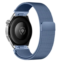 Elegant Milanese Magnetic Loop Bracelet - Premium Stainless Steel Watch Band (18/20/22mm) - 22mm (Blue)