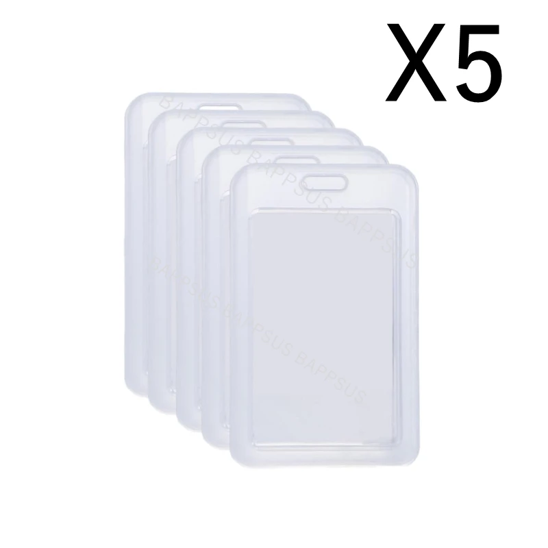 Transparent Waterproof Card Holder Sleeve - Clear Protector for ID, Credit, and Business Cards