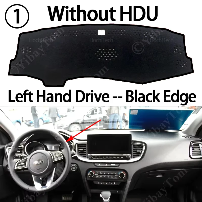 Enhanced Car Dashboard Sunshade and Anti-UV Dash Cover Mat
