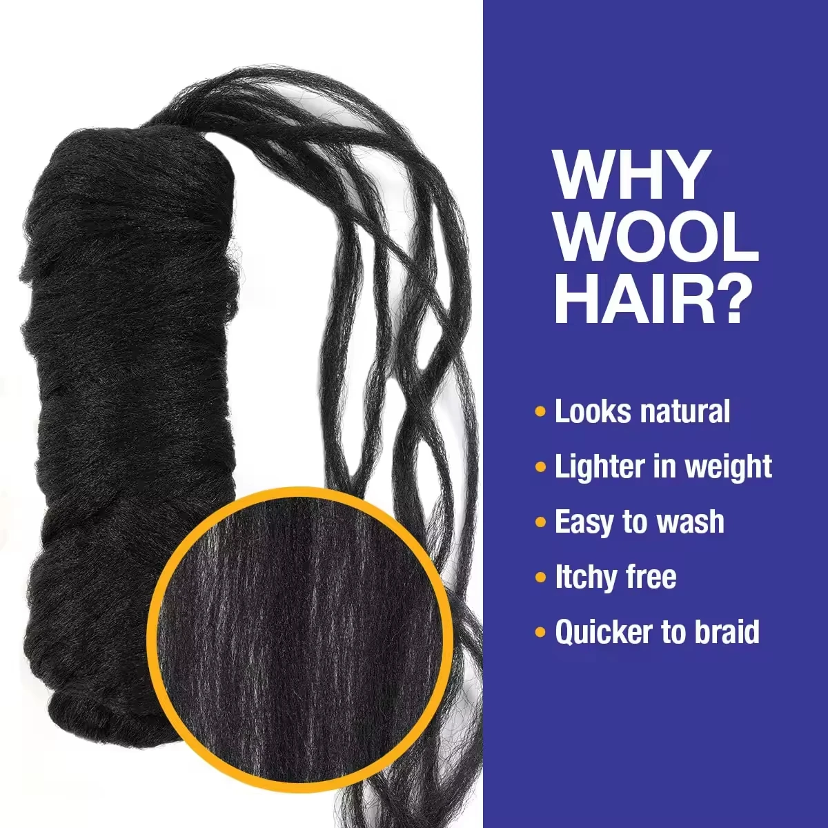 8Pcs Brazilianl Crochet Synthetic Hair Extensions Versatile for Braiding Box Braids Senegalese Twist Jumbo Perfect 3