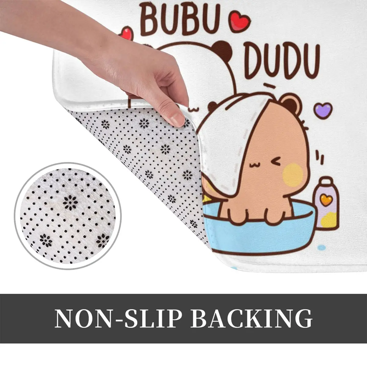 ZGDPBYF Tende da doccia Bubu Dudu in tessuto impermeabile con ganci, decorazione per la casa, come da immagine, 183 x 203 cm
