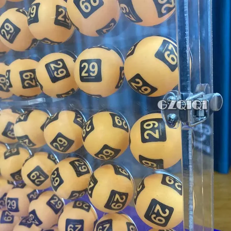 High quality ball box with capacity of 50/100 lotto balls bingo ball storage box storage rack 4cm5cm6cm