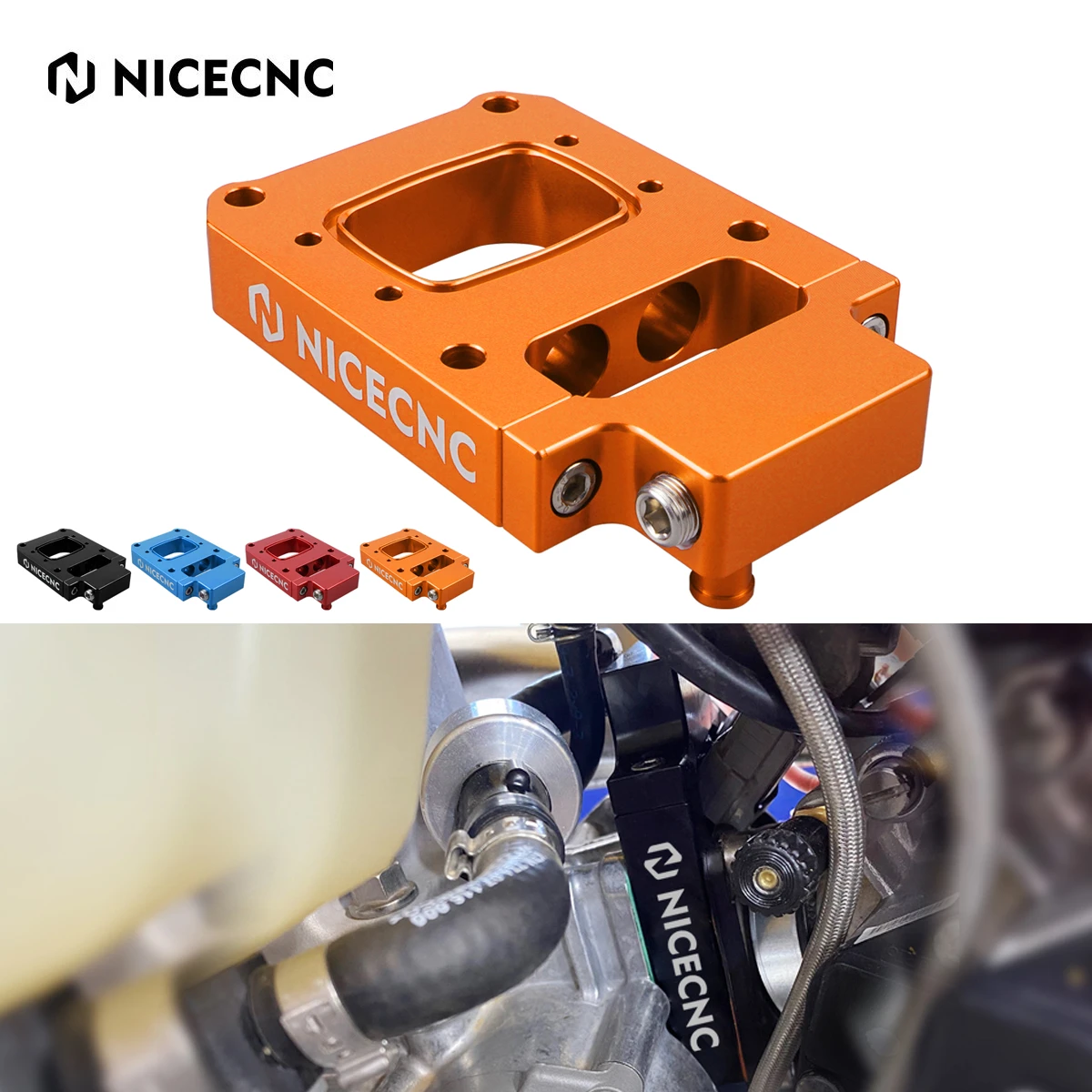 Fuel Injector Relocation Block Kit Ktm 300 Exc Tpi Six Days 2020