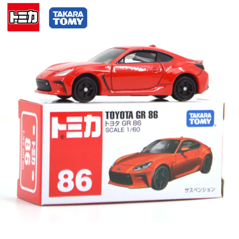 

Модель автомобиля TOMY 1/64 TOYOTA GR86 из сплава, редкая коллекция