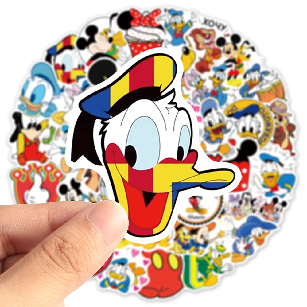 10/30/50pcs Disney Mickey Mouse And Donald Duck Stickers Aesthetic