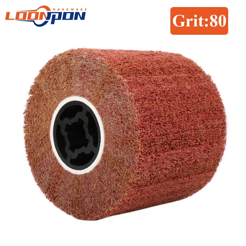 120x100x19mm Flap Wheel Sanding Disc - 80 Grit Abrasive Cloth For Metal & Wood Polishing On Grinders