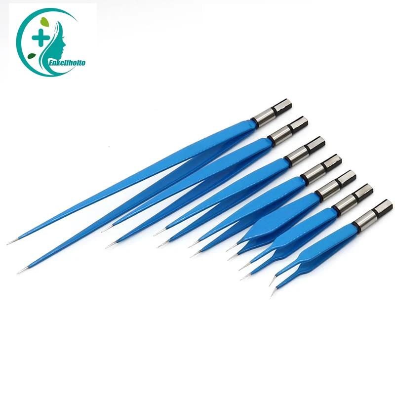 Bipolar Coagulation Forceps High Frequency Electrotome Compatible With Condenser Connection Line Tweezers Line V-