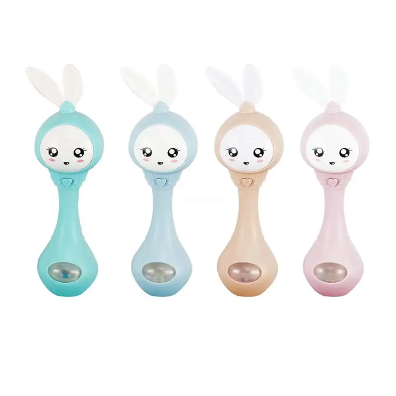 

Baby Rattle Animal Rabbit Hand Bells Baby Toy with Sound Toy Gift Dropship