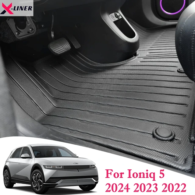 For Hyundai Ioniq 5 2024 2023 All Weather Floor Mats XPE Floor Liner Seats Back Cover IONIQ 5 Trunk Cargo Liner Protector