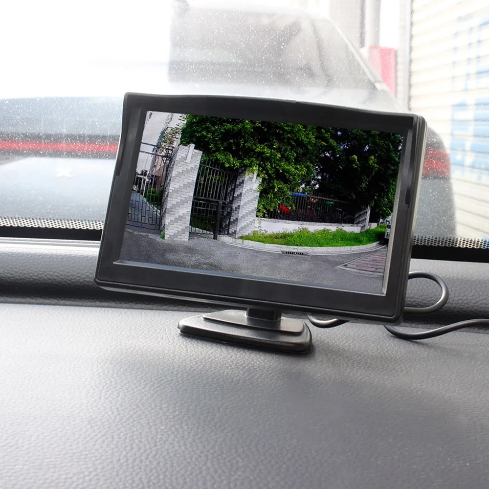 QMKJ AHD IPS 1920*1080P 5 Inch HD Monitor For Car Starlight Night Vision Camera Vehicle Reverse Image Display TFT LCD Display,dash camera