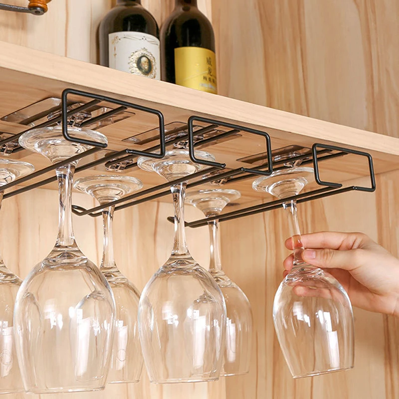 Cup Holder cup storage holder Iron Wine Rack Glass Rack Hanging Rod