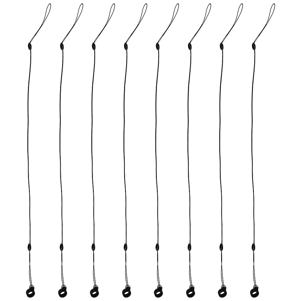 8PCS Stylus Lanyard Pen Lanyard Elastic Tether For Touch Pens Anti-Lost Stretchy Pen Holder Leash For Signature