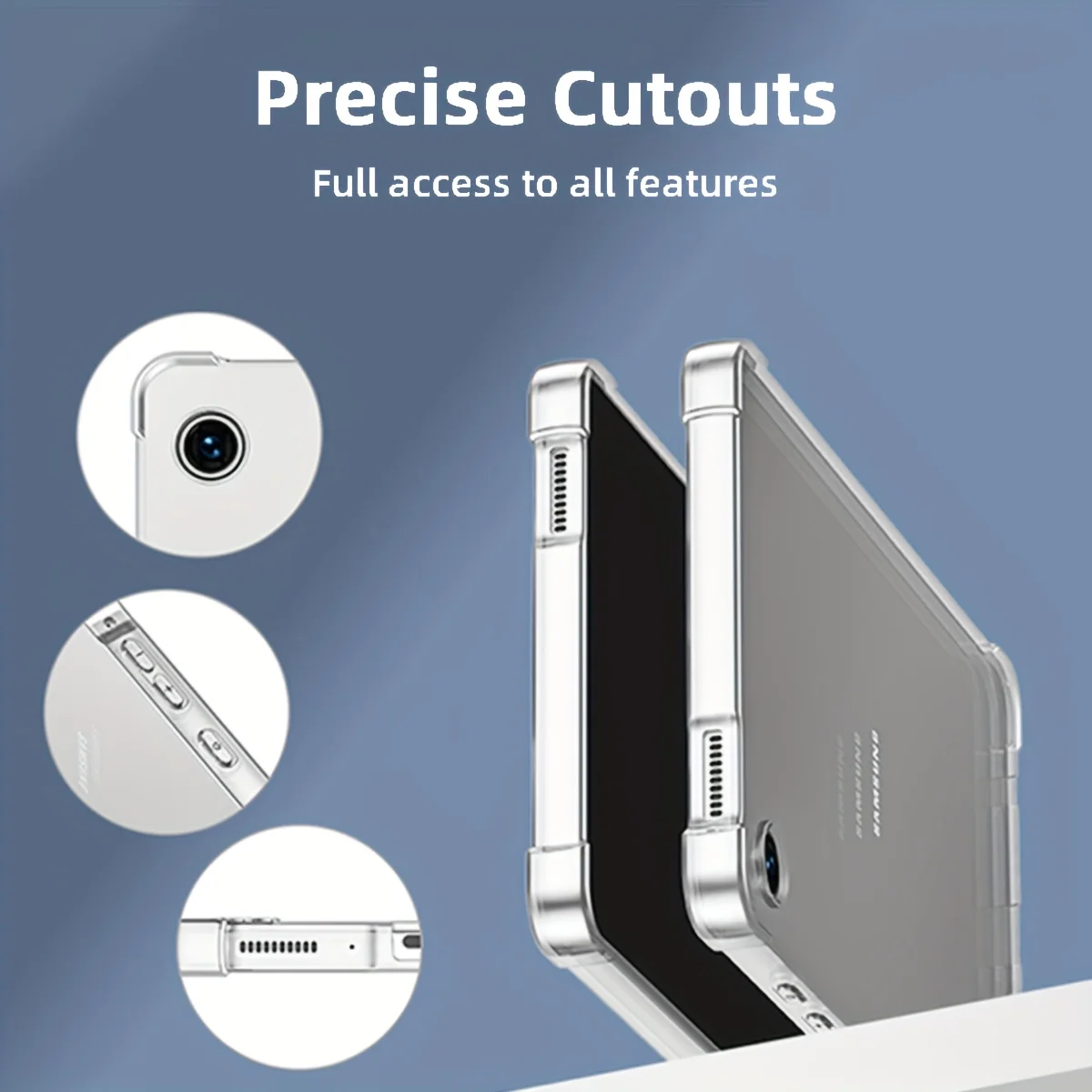 Premium Transparent Protective Tablet Case - Universal Fit