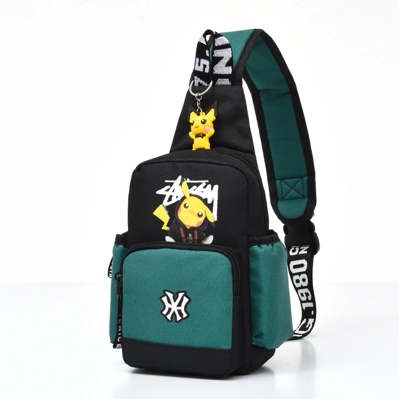 9 Pokemon Go Shoulder Bag Chest Pack Sports Pikachu Teen Crossbody Tote Bag Men Women Chest Bag Waist Bag Christmas Gift 6