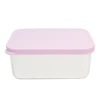 1800ML Storage Box Portable Storage Container Food Grade Stainless steel Box with Silicone Lid 4