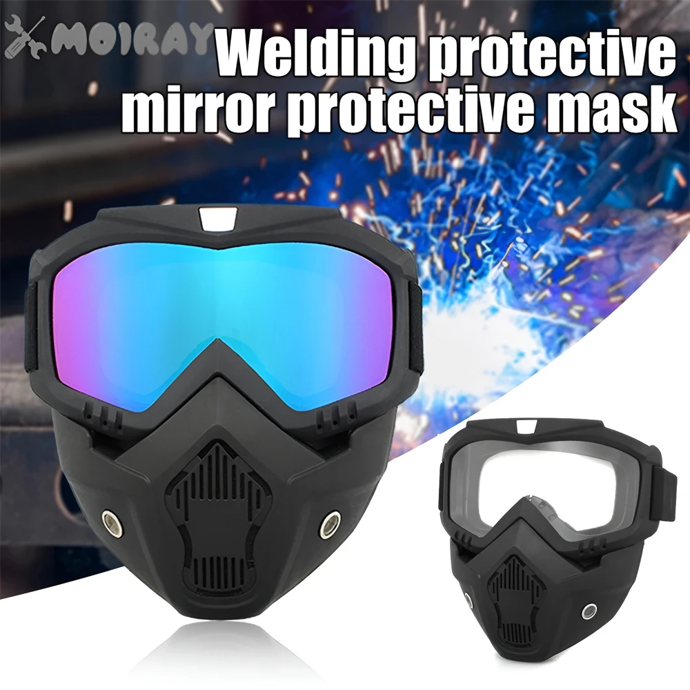 

Welding Helmet Welder Mask Chameleon Large View True Color Solar Power Auto Darkening Welding Large for Arc Weld Grind Cut