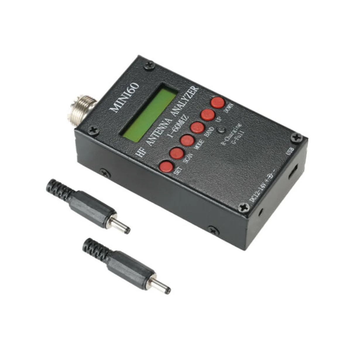

Mini60 Sark100 1-60Mhz Hf Ant Swr Antenna Analyzer Meter with Bt Android App Pc Software for Ham Radio Hobbists