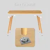 Small Coffee Table Low Table Solid Wood Sturdy Floor Table Desk for Sitting on The Floor, Storage and Living 4