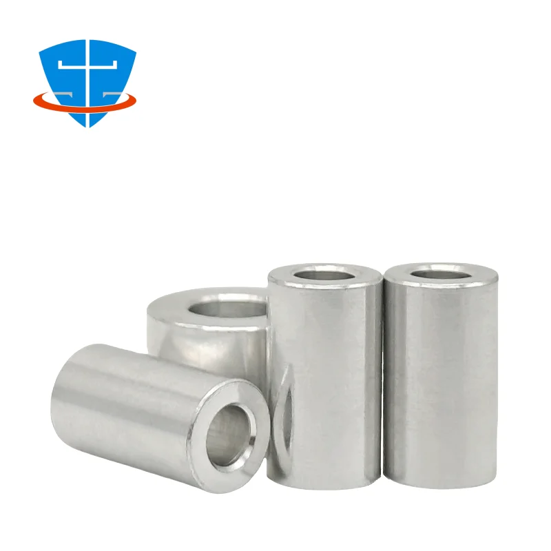 5/10pcs M2 M2.5 M3 M4 M5 Aluminum Alloy Bushing Gasket CNC sleeve Non-threaded Spacer For RC Model Part Length 2mm to 30mm aluminum alloy bushing