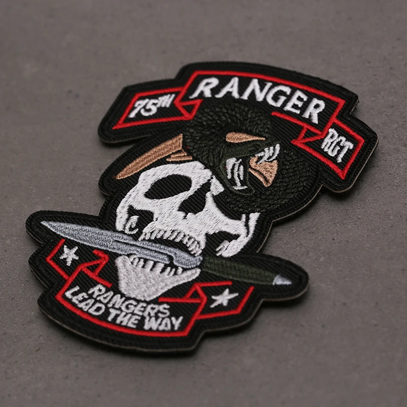 Personalized RANGER Tactical Patch Outdoor Reconnaissance Embroidery Badge Fashion Armband DIY Clothing Decoration Applique