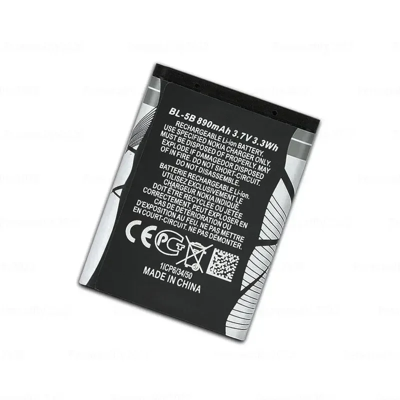 BL5B 890mAh BL 5B 5300 5320 N83 6120c 7360 3230 5070 3220 Li Batterie ricaricabili per telefoni cellulari Nokia Plug-in Altoparlante - Image 5