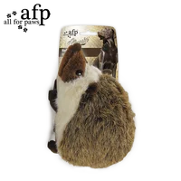 All For Paws Hedgehog Dog Toy Squeaker Faux Fur Animal Dog Toys Realistic Wildlife Appearance Stimulates Dog Accessories 1