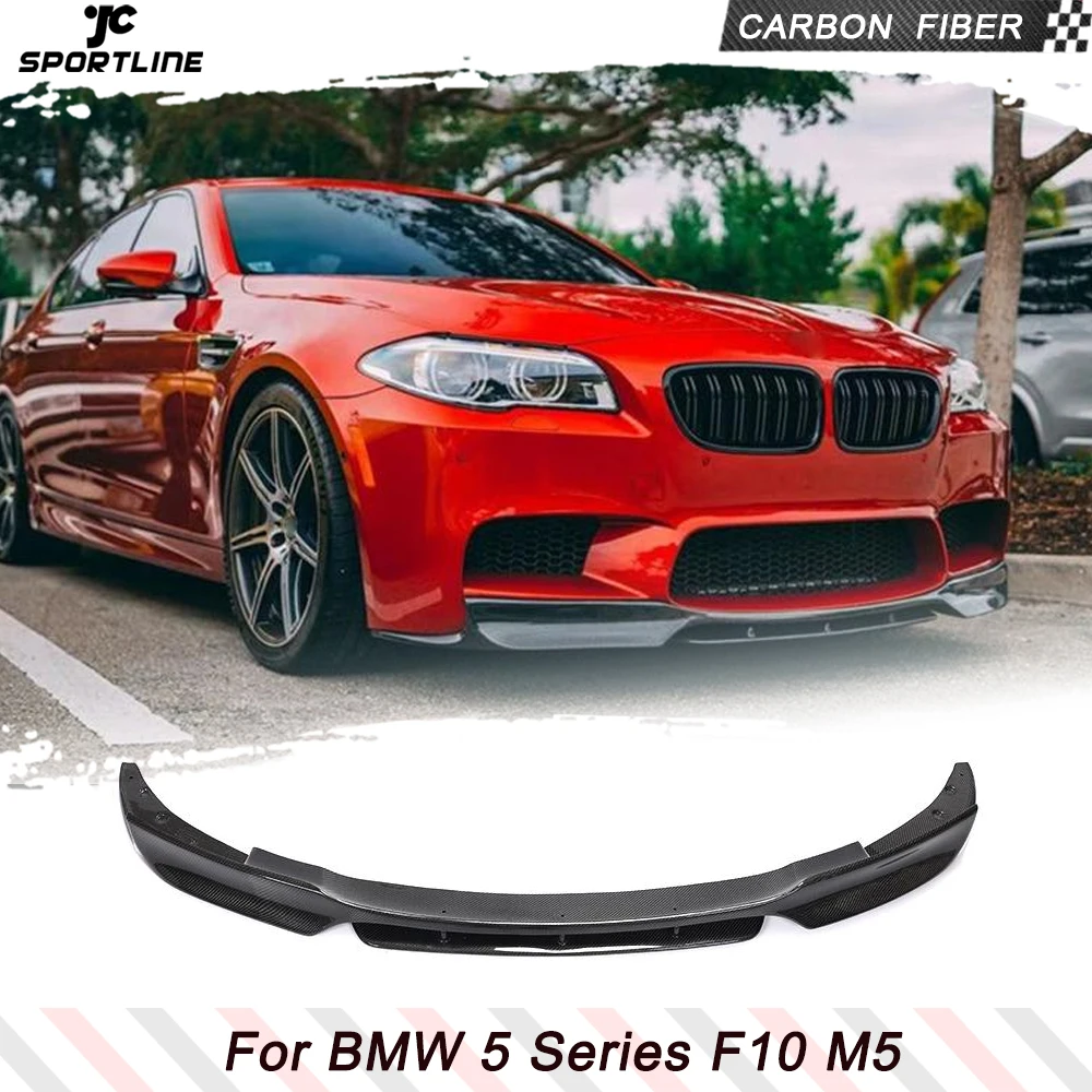 BMW 5シリーズF10F11 m5 2012-2016用の純正カーボンファイバーバンパー,フロントバンパーブレード,スポイラー  AliExpress