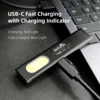 Warsun LED Keychain Flashlight USB-C Rechargeable 600Lm Portable Mini Torch Light Pocket Lantern Flood Work Light With Magnet 3