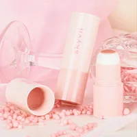 Multi-tonal Blush Stick Makeup Long-lasting Waterproof Simple Lip and Cheek Color Highly Pigmented Moisturizing Pink Blush 2