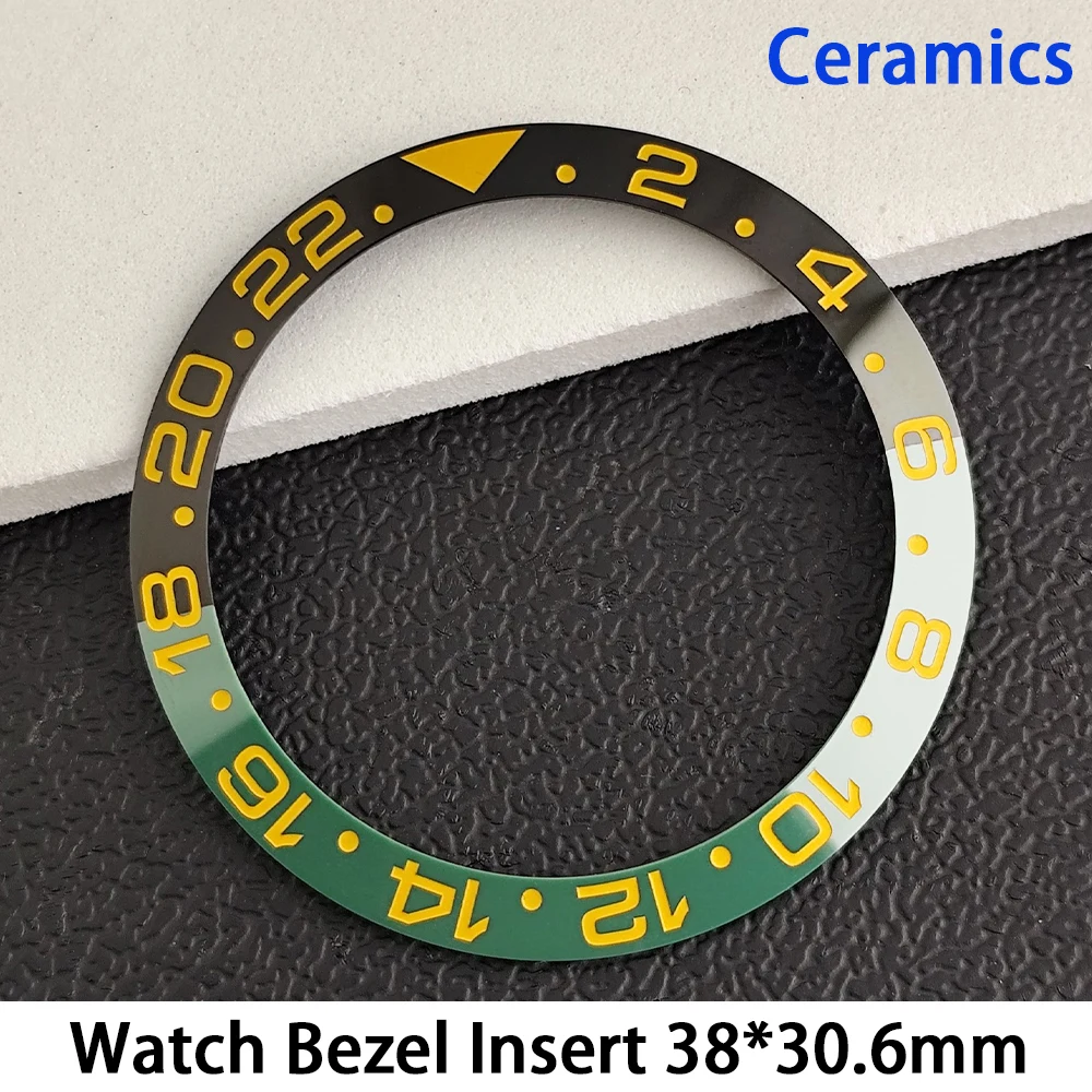Premium 38mm Sloping Aluminum-Ceramic Bezel Insert