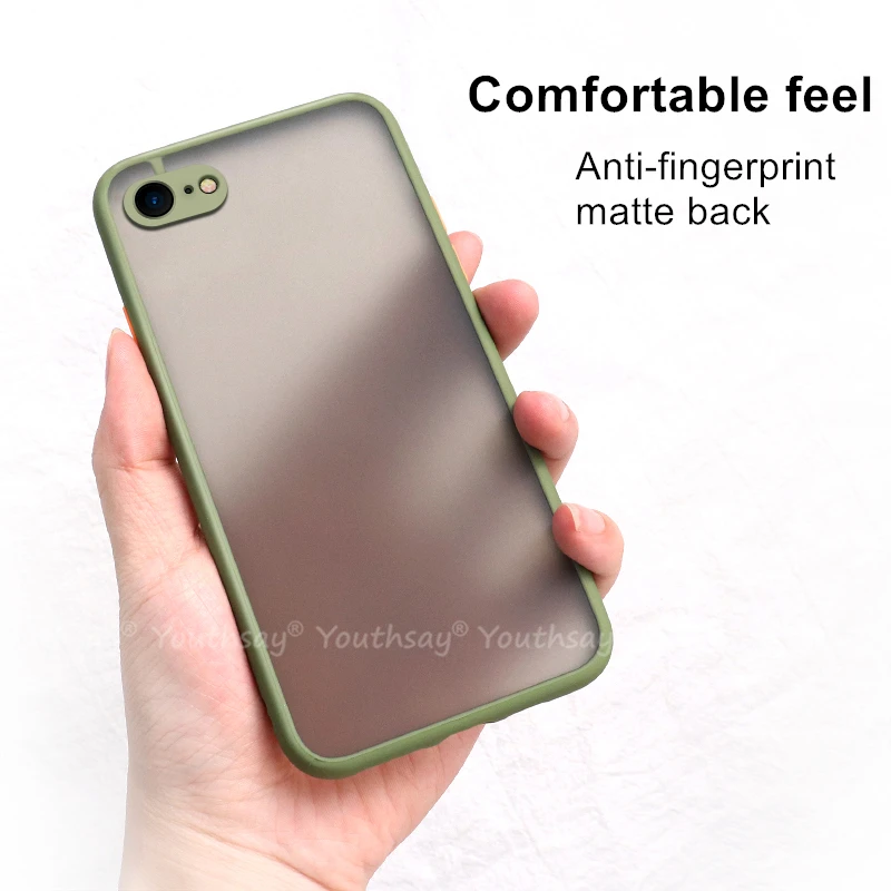 Sleek Silicone Matte Rubber Translucent Phone Case Cover