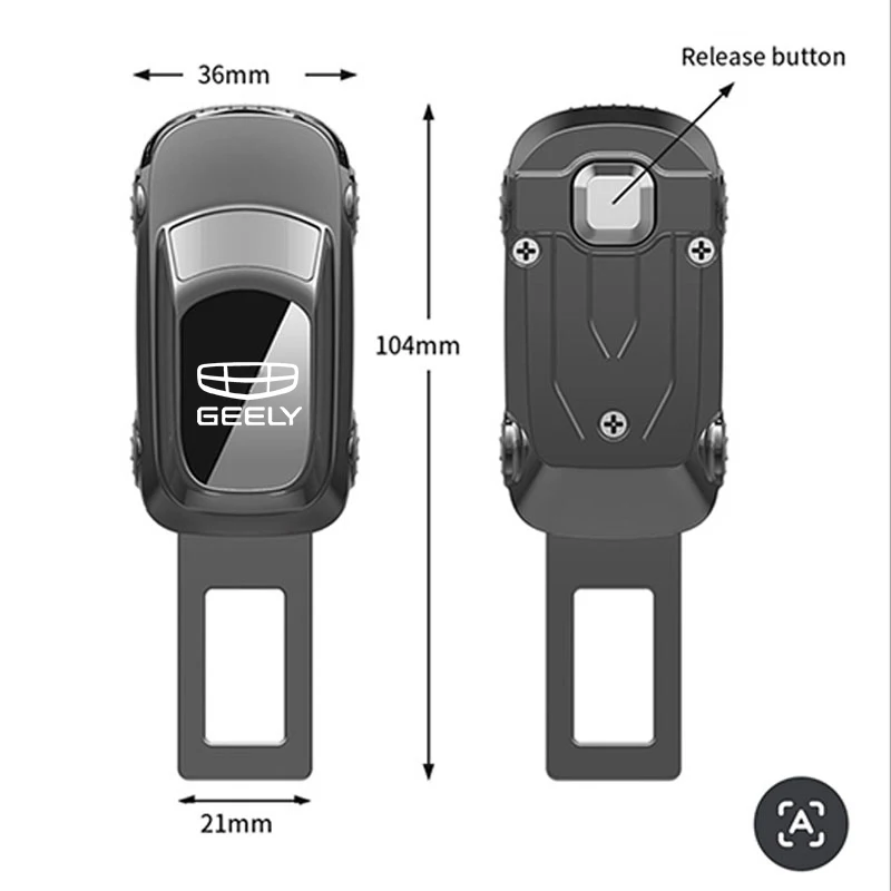 지리 지오메트리 C 에그랜드 GC6 GX3 EC7 아틀라스 쿨레이 크로스 NL3 X6 GS 액세서리용 카시트 벨트 버클 클립 연장 안전벨트