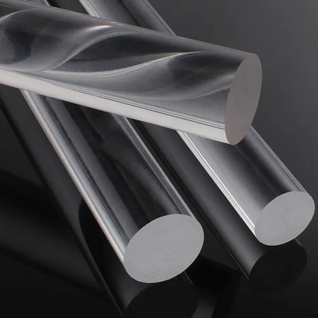 2 Aste Acriliche Quadrate 30x30mm - Lunghezza 50cm, PMMA Trasparente Per Fai Da Te - Foto 2